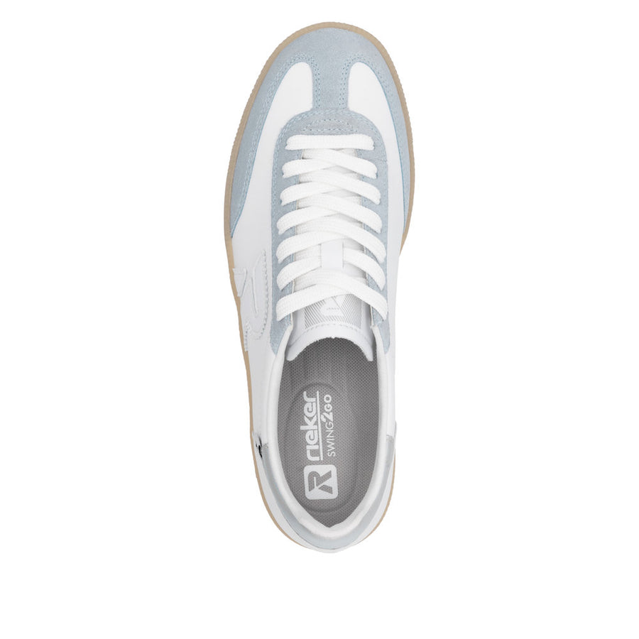 Rieker Sport - W2200-84 - Bleu/Weiss/Weiss/Perlmutt - Shoes