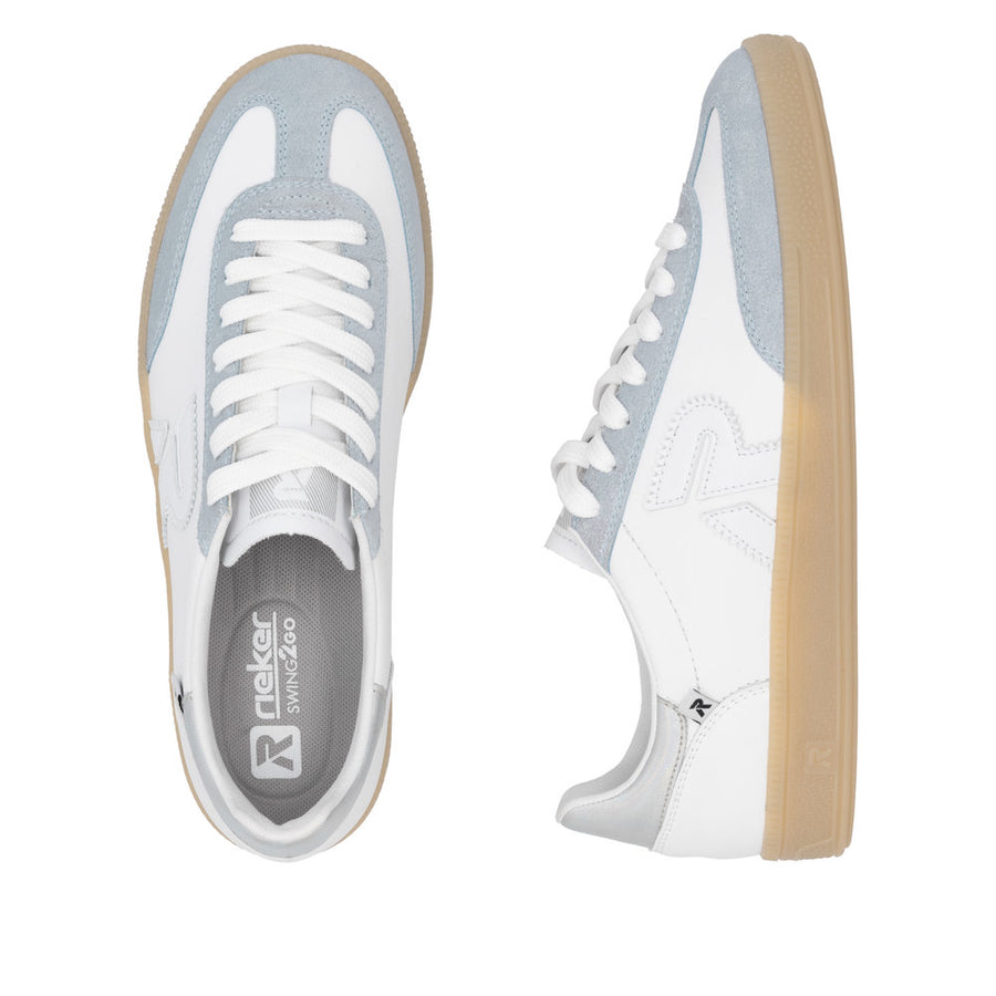 Rieker Sport - W2200-84 - Bleu/Weiss/Weiss/Perlmutt - Shoes