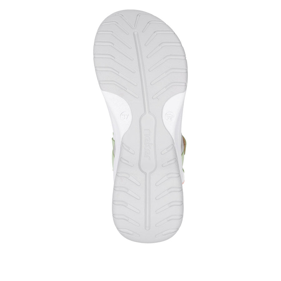 Rieker Sport - W3151-90 - Perlcloud/Ciel/Orange-Multi/Lightmint - Sandals