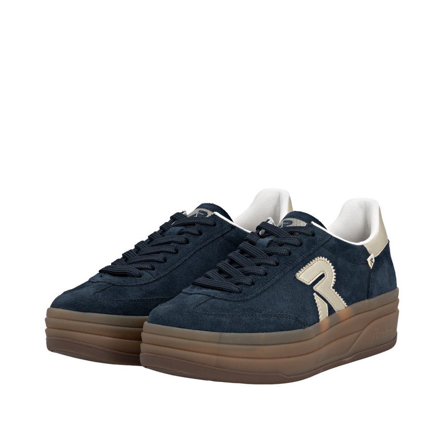 Rieker - W3700-14 - Pazifik/Lightgold  - Shoes