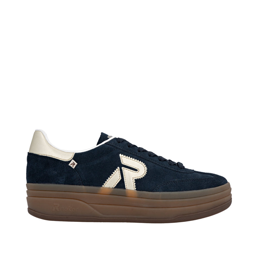 Rieker - W3700-14 - Pazifik/Lightgold  - Shoes