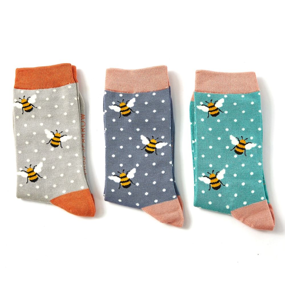 Miss Sparrow - Bumble Bees Socks Box - Mixed - Socks