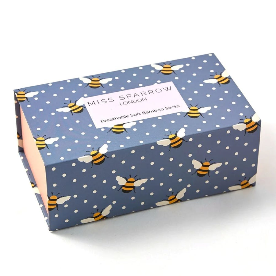 Miss Sparrow - Bumble Bees Socks Box - Mixed - Socks