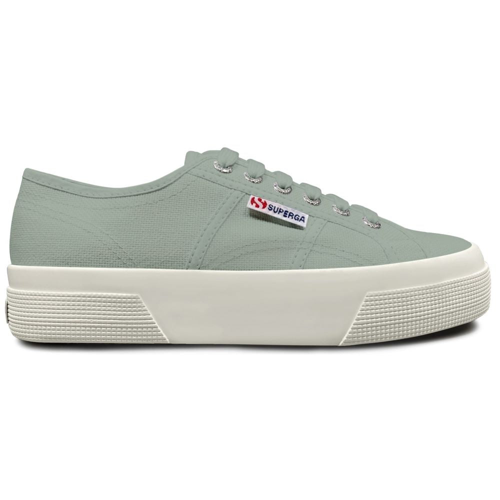 Superga - 2740 Platform - Grey - Canvas Shoes