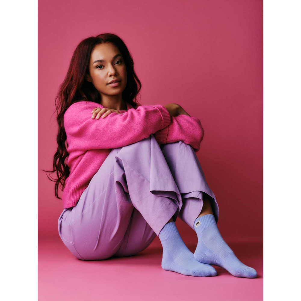 Roka - Wembley Thistle Crop Sock Womens Organic Cotton - Socks