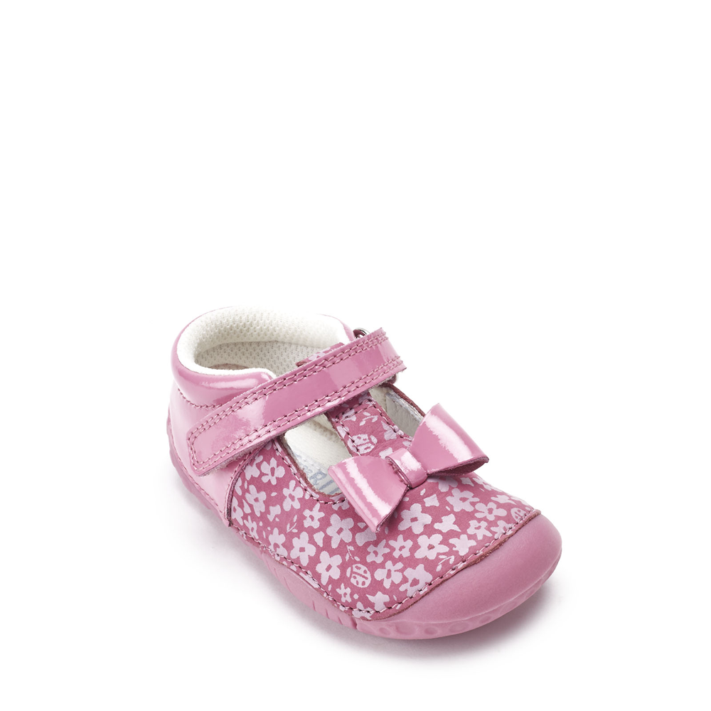 Start Rite - Wiggle - Pink Nubuck/Patent - Shoes