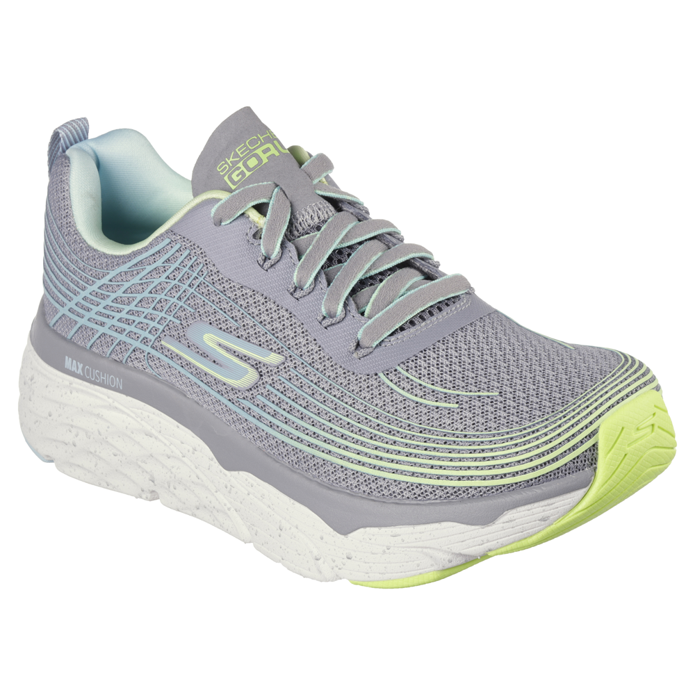 Skechers - Max Cushioning Elite - Grey/Lime - Trainers