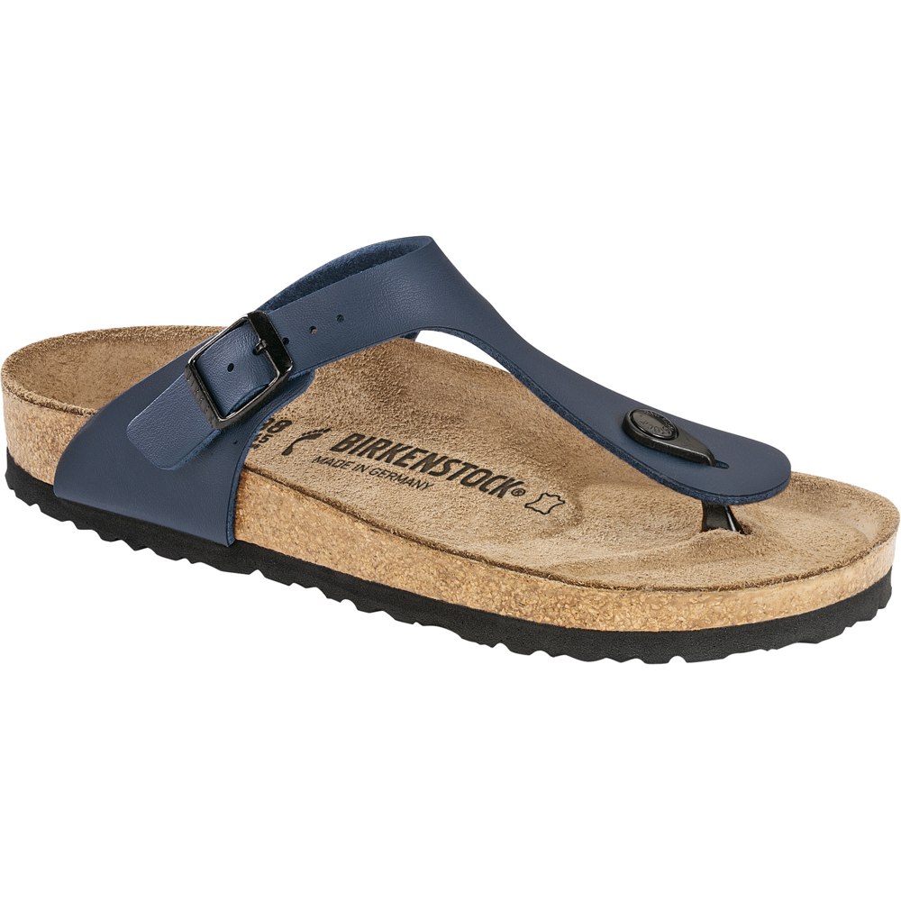 Birkenstock Gizeh Birko Flor 143621 Blue Sandals Gibbs Shoes