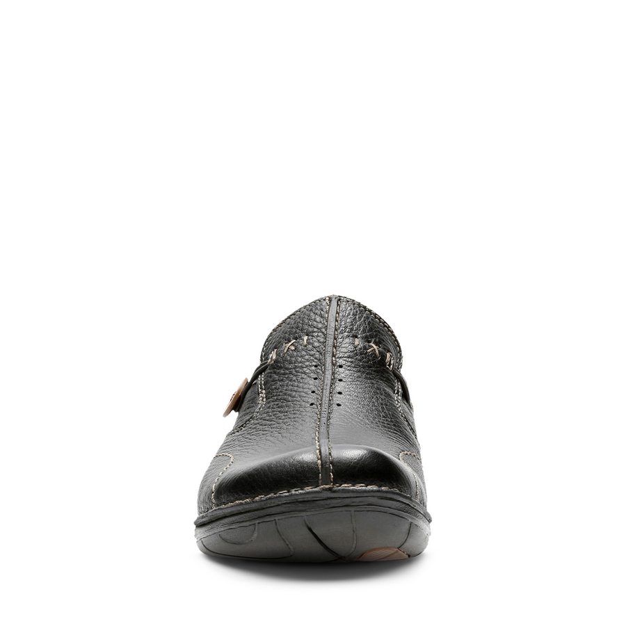 Clarks - Un Loop - Black Leather - Shoes