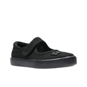 Clarks - Hopper Go - Black Fabric - Canvas Shoes