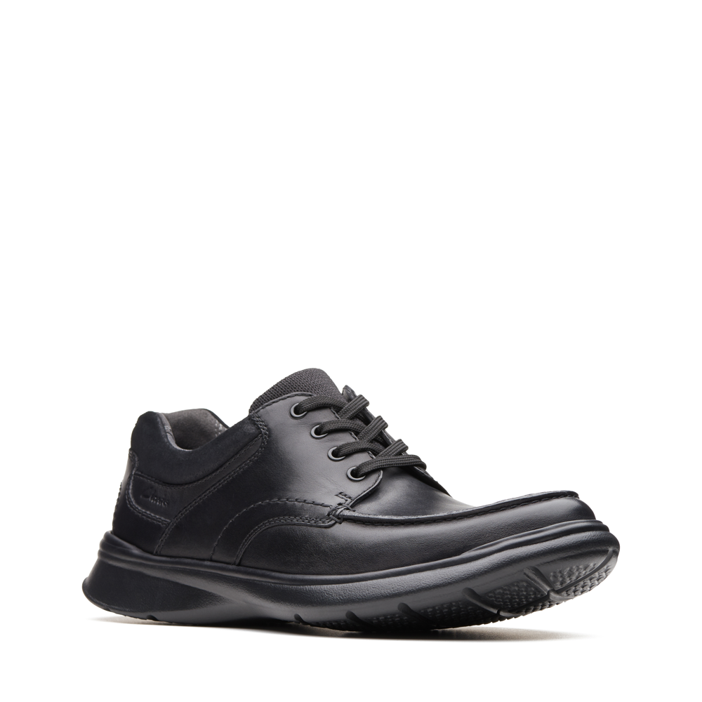 Clarks - Cotrell Edge - Black Smooth Leather - Shoes
