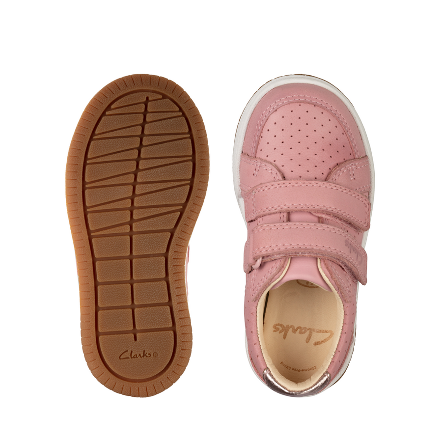 Clarks - Fawn Solo T - Light Pink Leather - Shoes