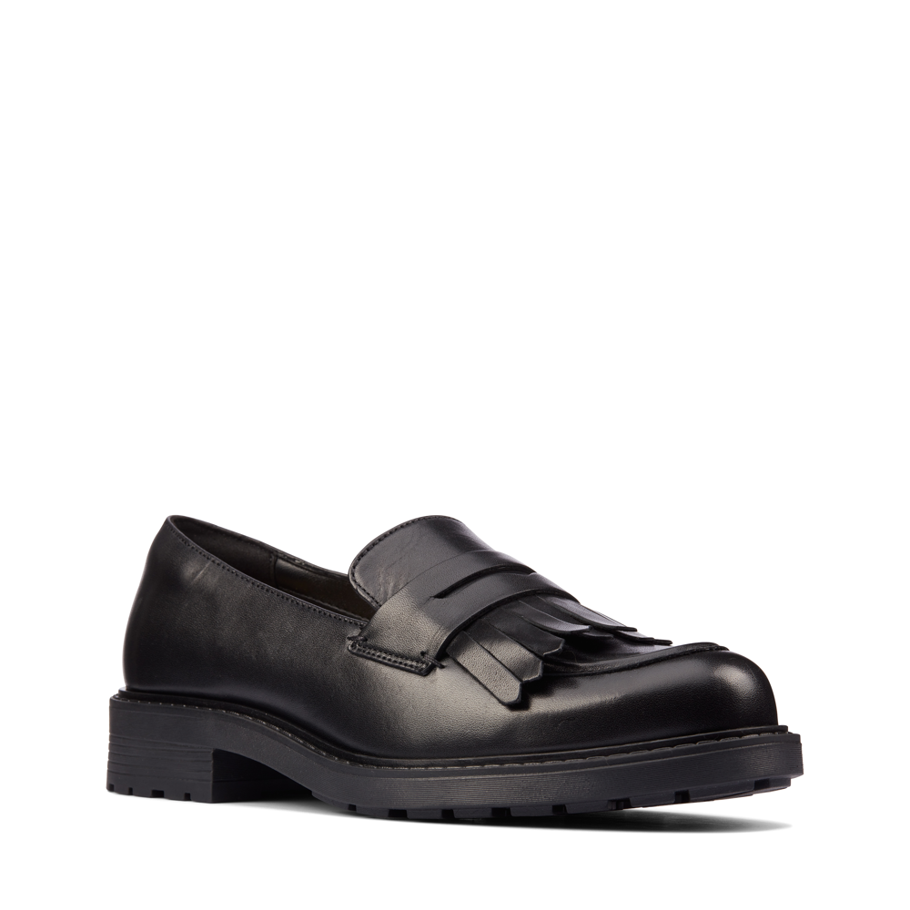 Clarks - Orinoco2Loafer - Black HiShine Leather - Shoes
