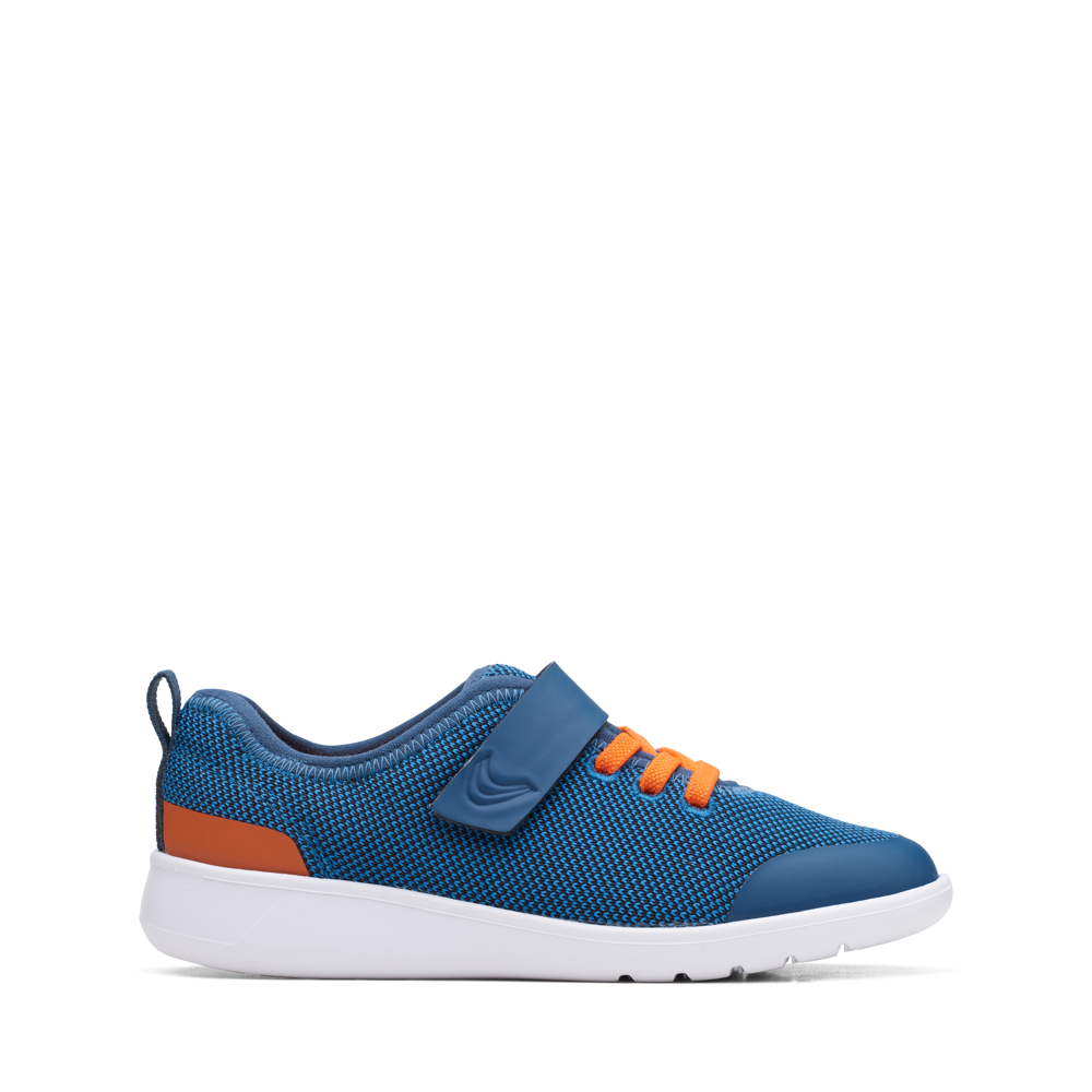 Clarks sneakers kids blue online