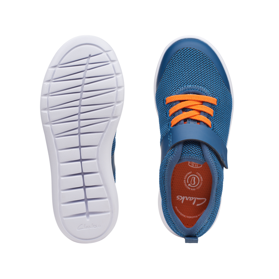 Clarks - Scape Trace K - Blue - Trainers