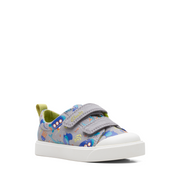 Clarks - City Bright T - Grey Combi - Canvas Shoes