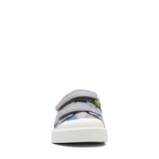 Clarks - City Bright T - Grey Combi - Canvas Shoes