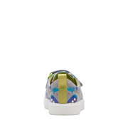 Clarks - City Bright T - Grey Combi - Canvas Shoes