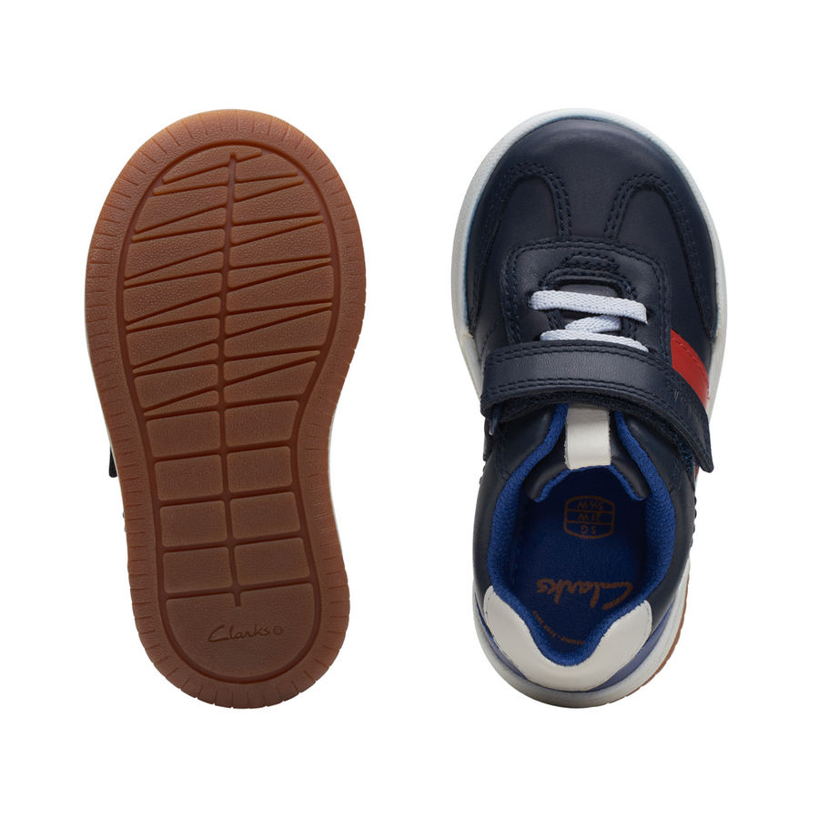 Clarks - Fawn Family T - Navy Combi - Shoes