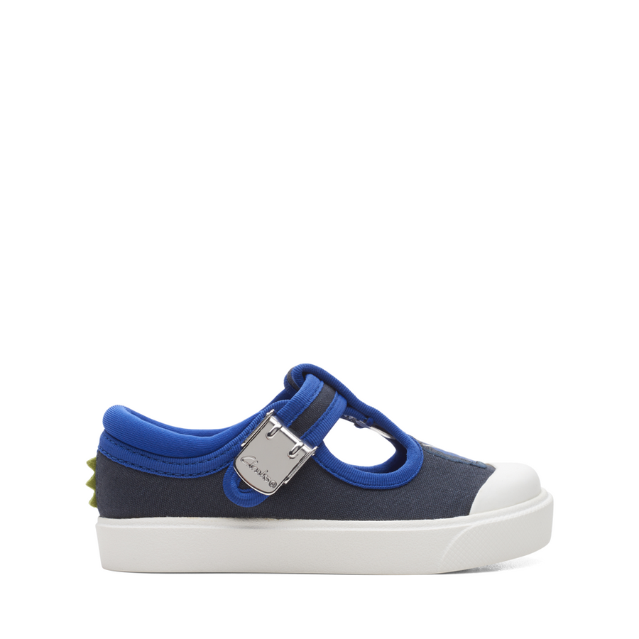 Clarks - City Dance T - Navy Canvas - Canvas Shoes