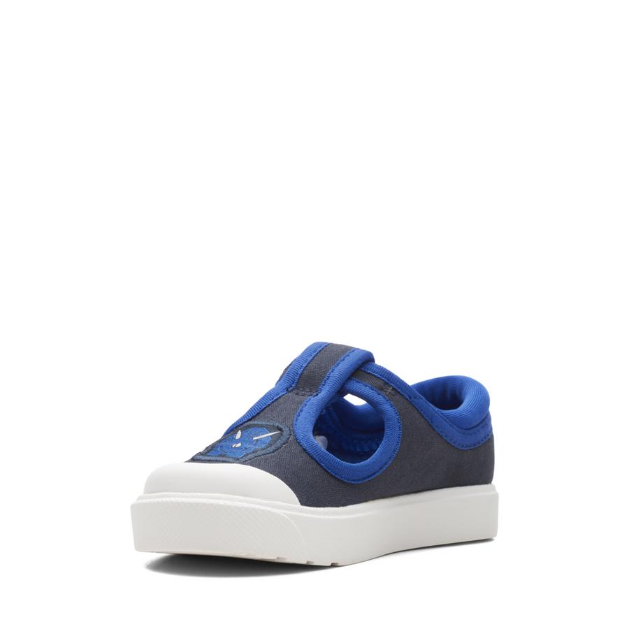 Clarks - City Dance T - Navy Canvas - Canvas Shoes