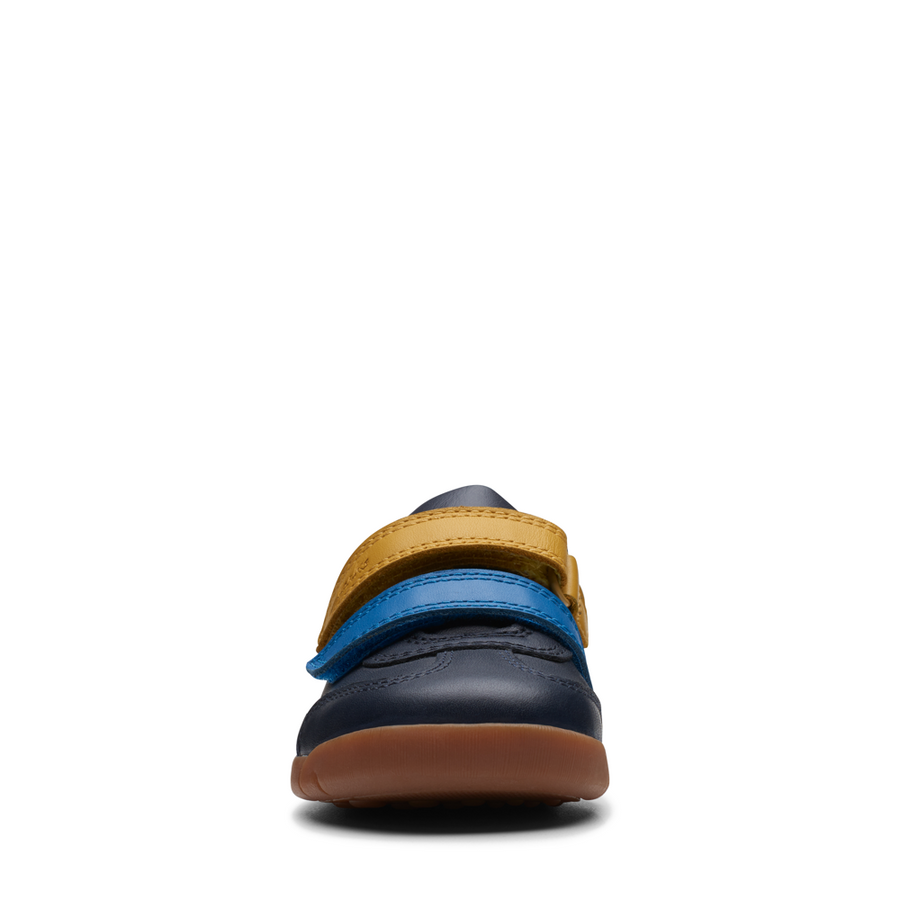 Clarks - Den Play T - Navy Leather - Shoes