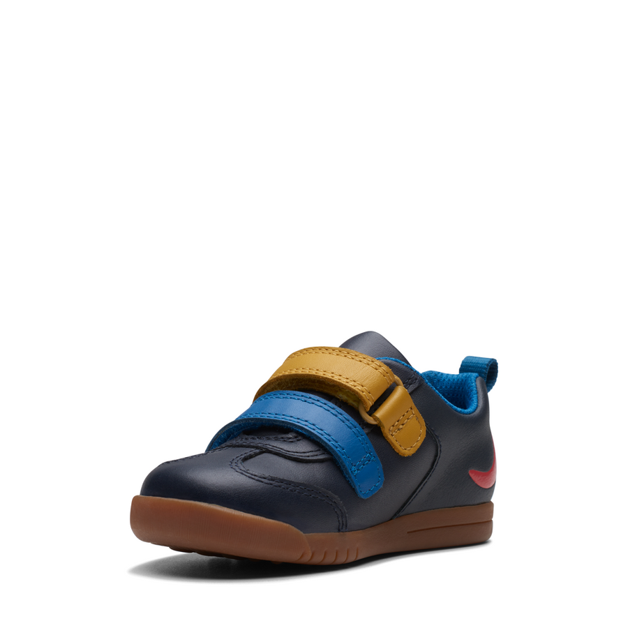 Clarks - Den Play T - Navy Leather - Shoes