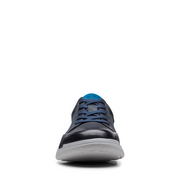 Clarks - Donaway Run - Navy Leather - Shoes