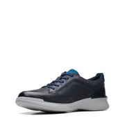 Clarks - Donaway Run - Navy Leather - Shoes