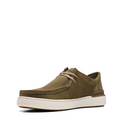 Clarks - CourtLiteWally - Dark Olive Suede - Shoes