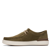 Clarks - CourtLiteWally - Dark Olive Suede - Shoes