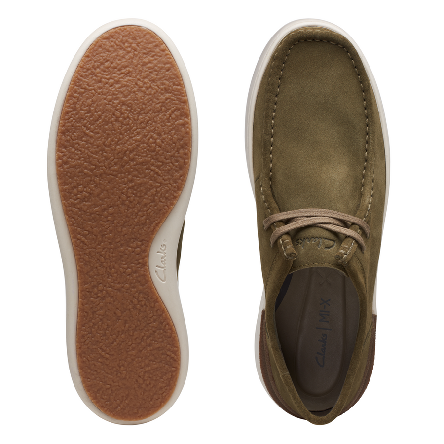 Clarks - CourtLiteWally - Dark Olive Suede - Shoes