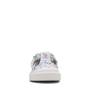 Clarks - City Dance T. - Silver Combi - Canvas Shoes