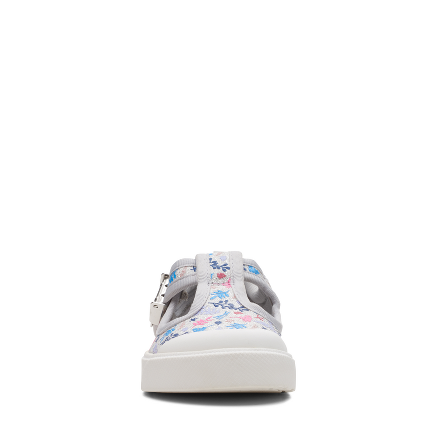 Clarks - City Dance T. - Silver Combi - Canvas Shoes
