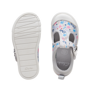 Clarks - City Dance T. - Silver Combi - Canvas Shoes