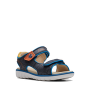 Clarks - Roam Plane K - Navy Leather - Sandals