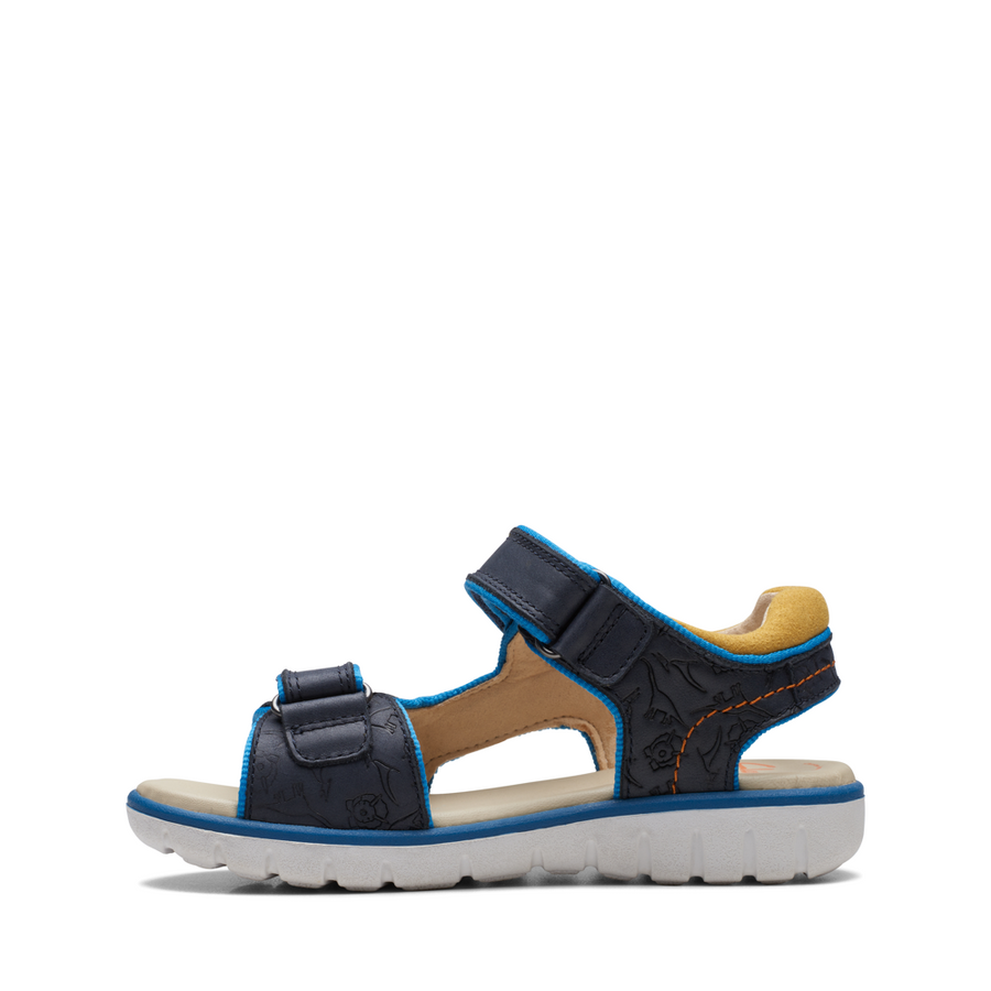 Clarks - Roam Plane K - Navy Leather - Sandals