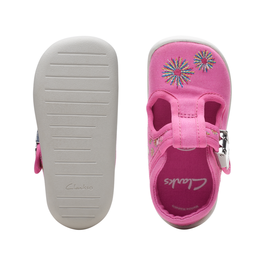 Clarks - Roamer Sun T. - Hot Pink - Canvas Shoes