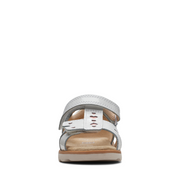 Clarks - Crown Beat T. - White Patent - Sandals