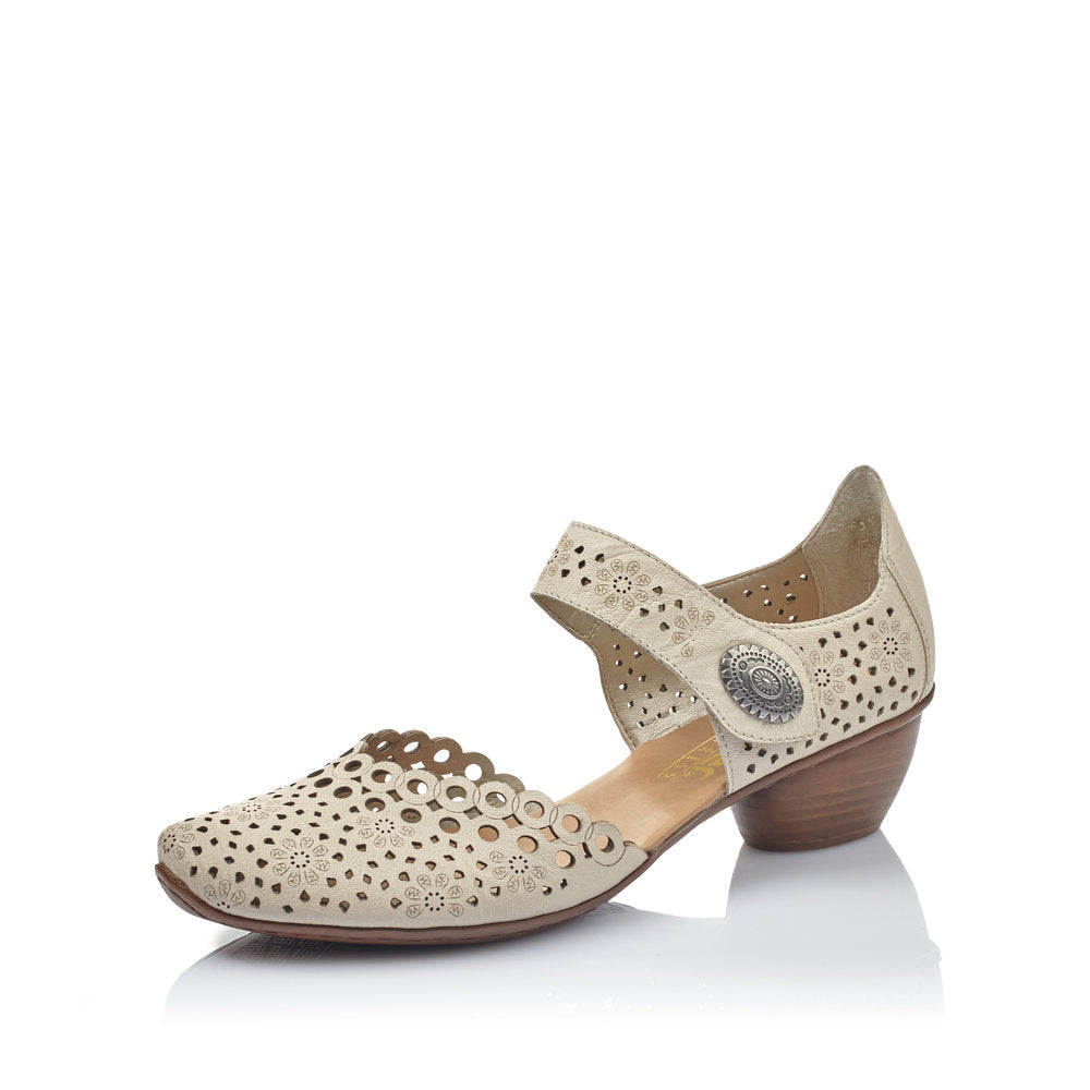 Rieker - 43753-60 - Crema - Shoes