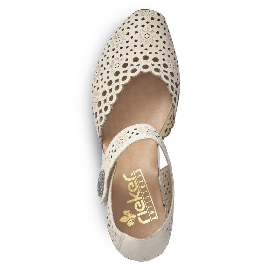 Rieker - 43753-60 - Crema - Shoes