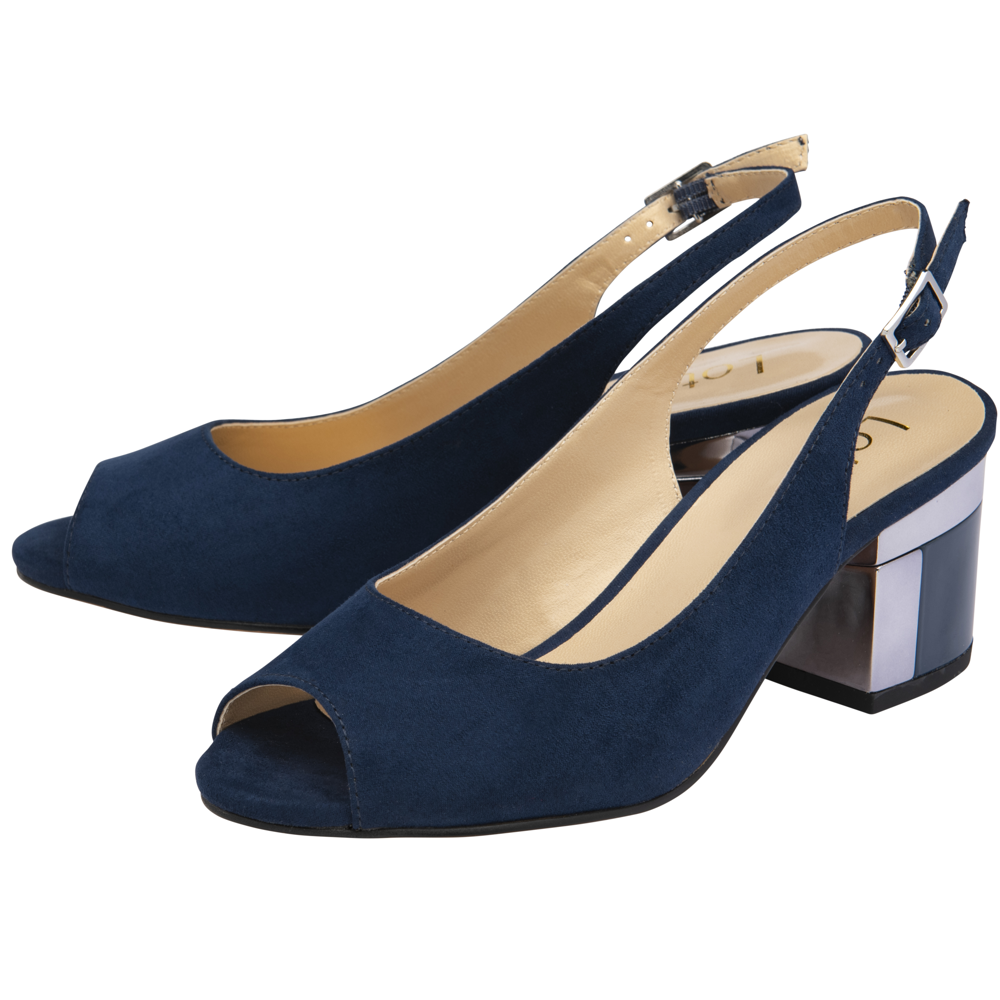 Lotus - Evelyn - Navy - Sandals