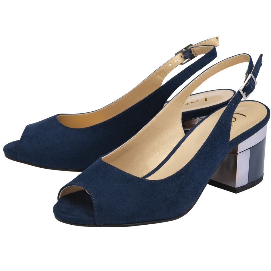 Lotus - Evelyn - Navy - Sandals