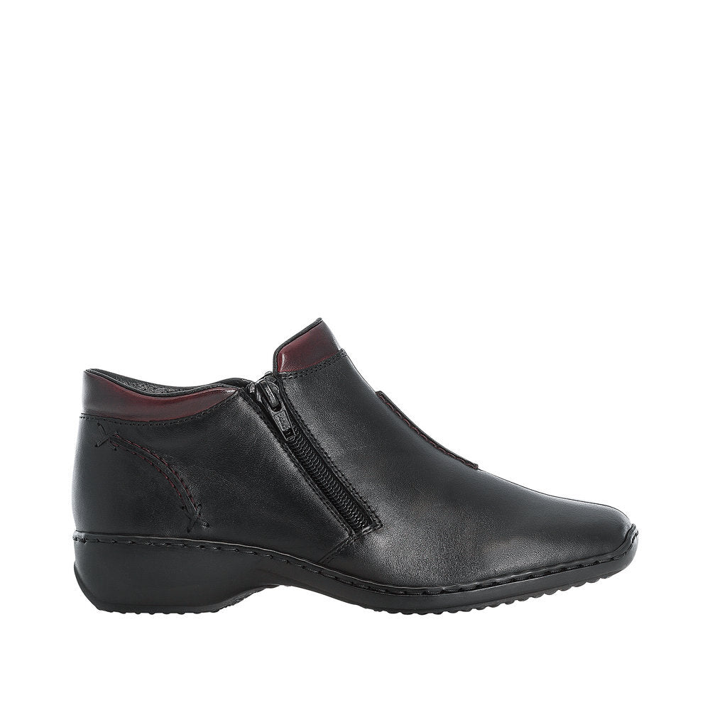 Rieker - L3882-00 - Black/Burgundy - Boots