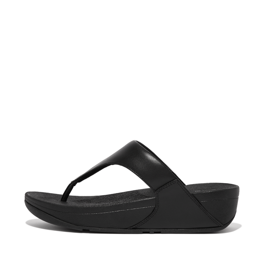 Fitflop - Lulu Leather Toepost - Black - Sandals
