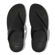 FitFlop - Lulu Leather Toepost - Black - Sandals