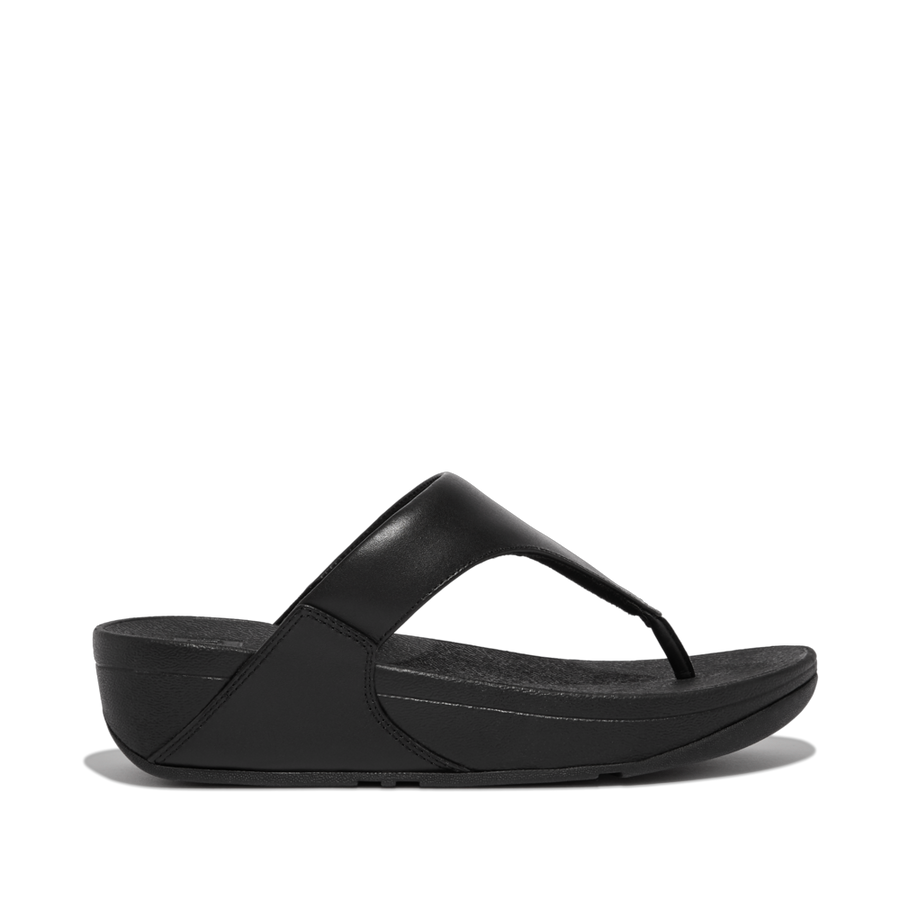 FitFlop - Lulu Leather Toepost - Black - Sandals