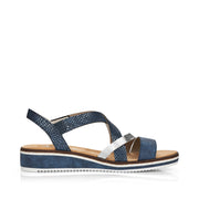 Rieker - V3663-14 - Blatik/Silber/Royal - Sandals