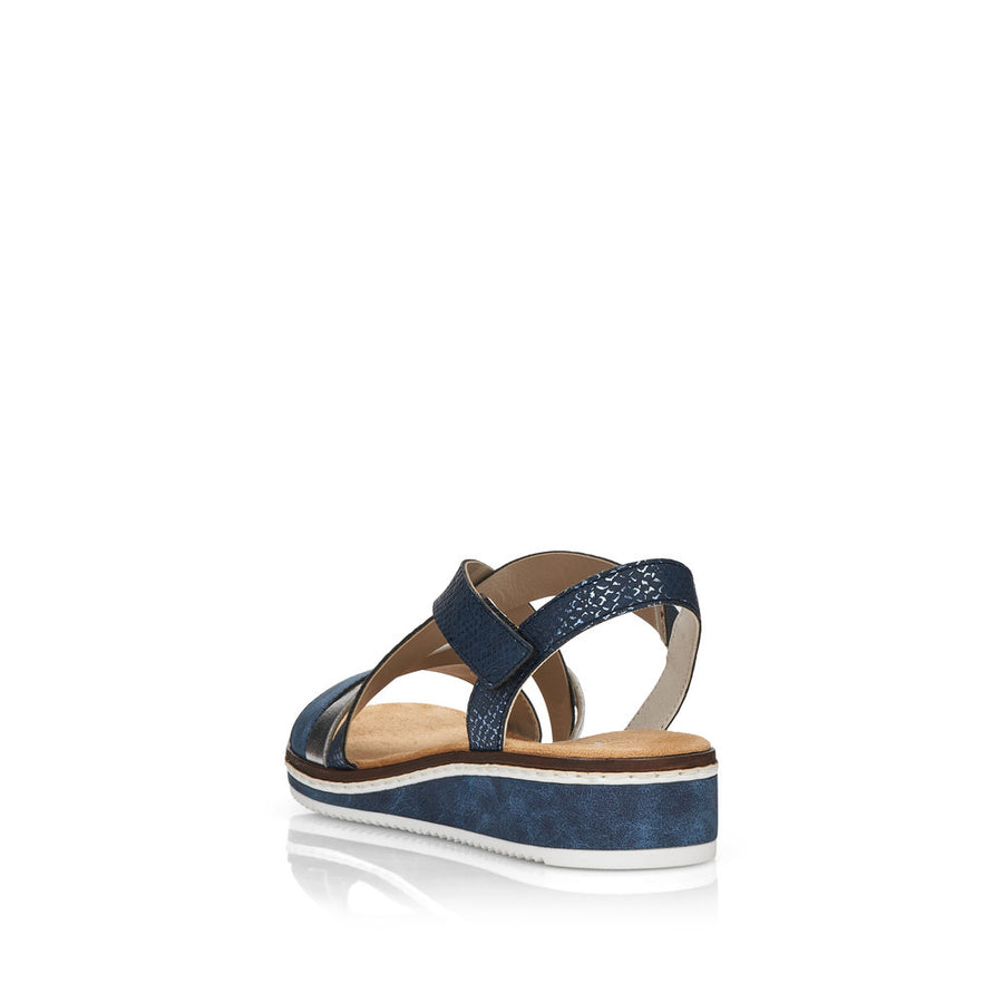 Rieker - V3663-14 - Blatik/Silber/Royal - Sandals