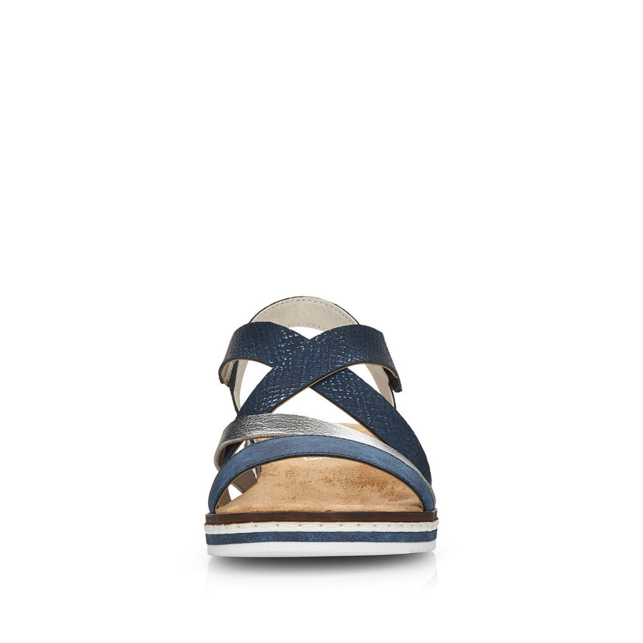 Rieker - V3663-14 - Blatik/Silber/Royal - Sandals